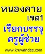 สพป.หนองคาย เขต 1 เรียกบรรจุครูผู้ช่วย (ยืมบัญชี สพป.เลย เขต 1)