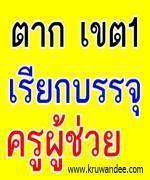 สพป.ตาก เขต 1 สอบถามความสมัครใจไปบรรจุหน่วยงานอื่น จำนวน 13 อัตรา ตอบภายใน 8 มีนาคม 2556