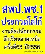 สพป.เพชรบูรณ์ เขต 1 จัดประกวดตราสัญลักษณ์ (โลโก้) ผลงานเพลง และคำขวัญ เนื่องในงานศิลปหัตถกรรมนักเรียนภาคเหนือ ครั้งที่ 63 จังหวัดเพชรบูรณ์