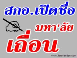 สกอ.เปิดชื่อมหา'ลัยเถื่อน "ม.สันติภาพโลก" ก็โดนด้วย