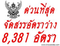 ด่วนที่สุด ที่ ศธ 04009/ว5046 จัดสรรอัตราข้าราชการครูฯ ที่ว่างจากการเกษียณฯ เมื่อสิ้นปีงบประมาณ พ.ศ. 2555  