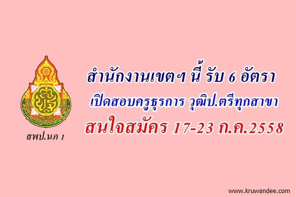 สำนักงานเขตฯ นี้ รับเยอะกว่า! เปิดสอบครูธุรการ วุฒิป.ตรีทุกสาขา สนใจสมัคร 17-23 ก.ค.2558