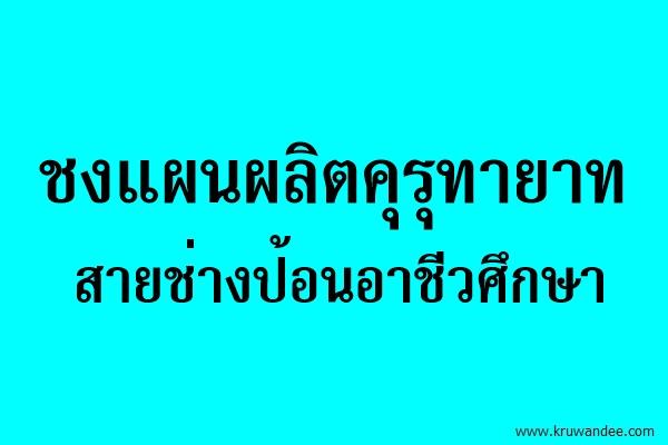 ชงแผนผลิตคุรุทายาท สายช่างป้อนอาชีวศึกษา