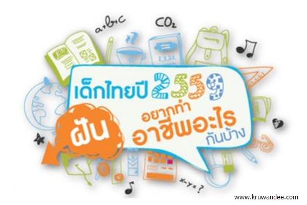 ผลสำรวจอาชีพในฝันเด็กไทยปี 59 แพทย์ครองแชมป์ 7 ปีซ้อน