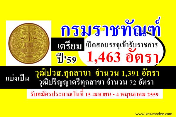 อ่านหนังสือรอเลย! กรมราชทัณฑ์เตรียมเปิดรับสมัครสอบเข้ารับราชการ จำนวน 1,463 อัตรา