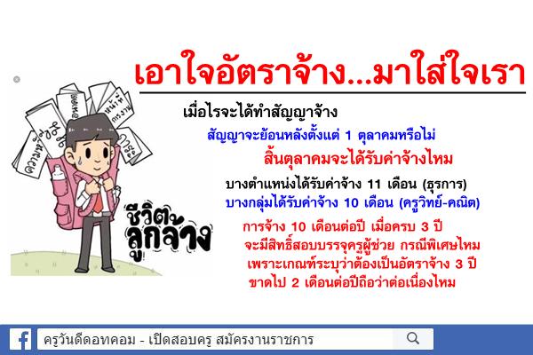 เอาใจอัตราจ้าง...มาใส่ใจเรา