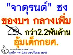 "จาตุรนต์" ชงของบฯกลางเพิ่มกว่า2.2พันล้านอุ้มเด็กกยศ.