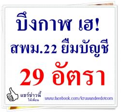 บึงกาฬ เฮ! สพม.22 ยืมบัญชี 29 อัตรา