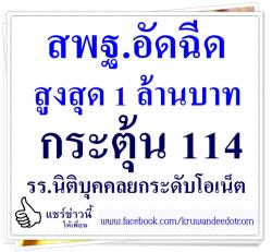 สพฐ.อัดฉีดสูงสุด 1 ล้านบาท กระตุ้น 114 รร.นิติบุคคลยกระดับโอเน็ต