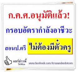 ก.ค.ศ.มีมติอนุมัติแล้ว! กรอบอัตรากำลังอาชีวะ สอนปริญญาตรีไม่ต้องมีตั๋วครู