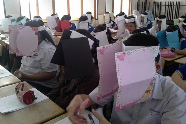 คุณครูไทยหยิบไอเดียสุดเก๋ "หมวกซื่อสัตย์" กันลอกข้อสอบ