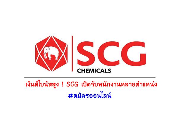 เงินดีโบนัสสูง ! SCG เปิดรับพนักงานหลายตำแหน่ง จำนวนมาก #สมัครออนไลน์