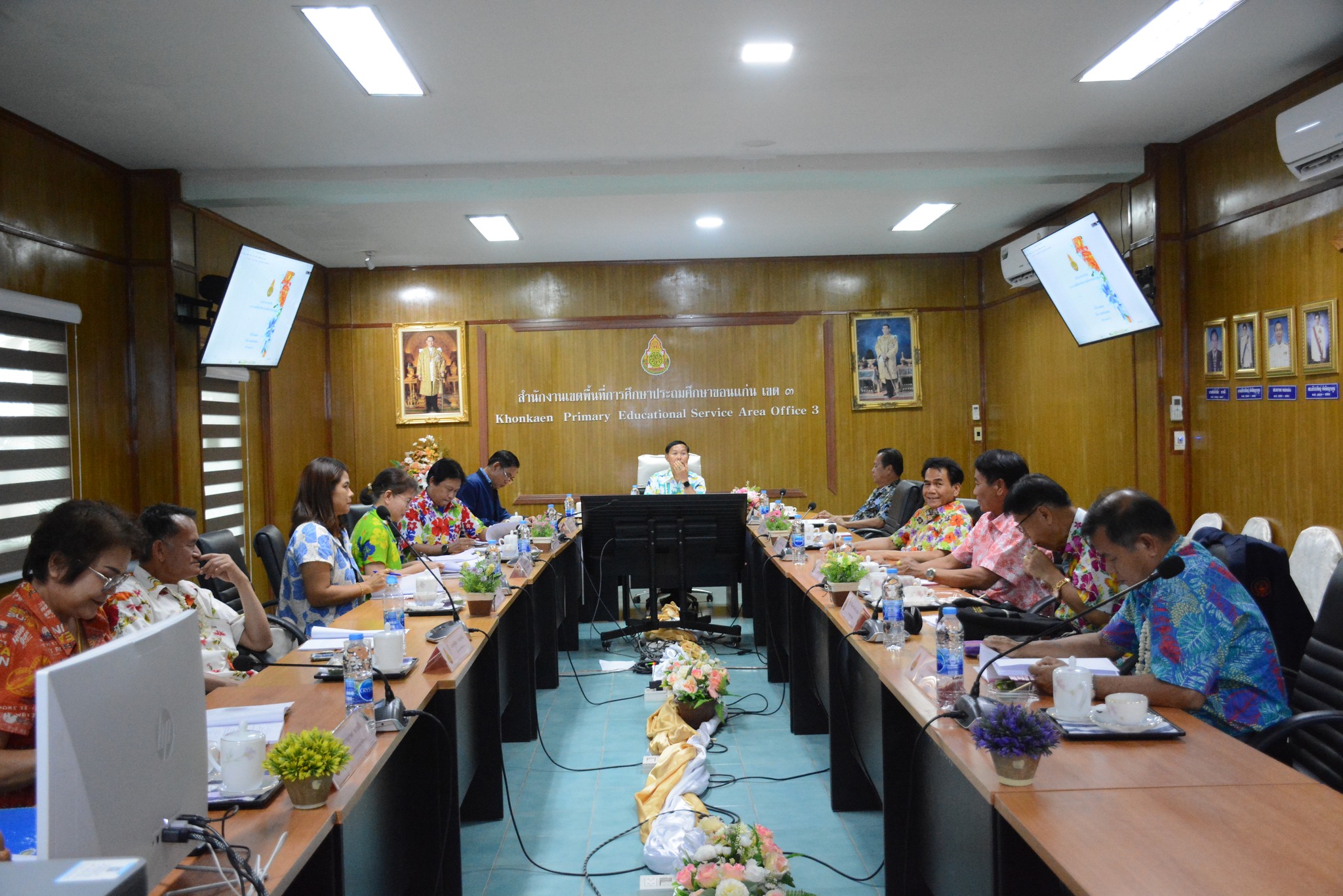 บรรยากาศการประชุม อ.ก.ค.ศ. สพป.ขอนแก่น เขต 3 อนุมัติย้ายครู