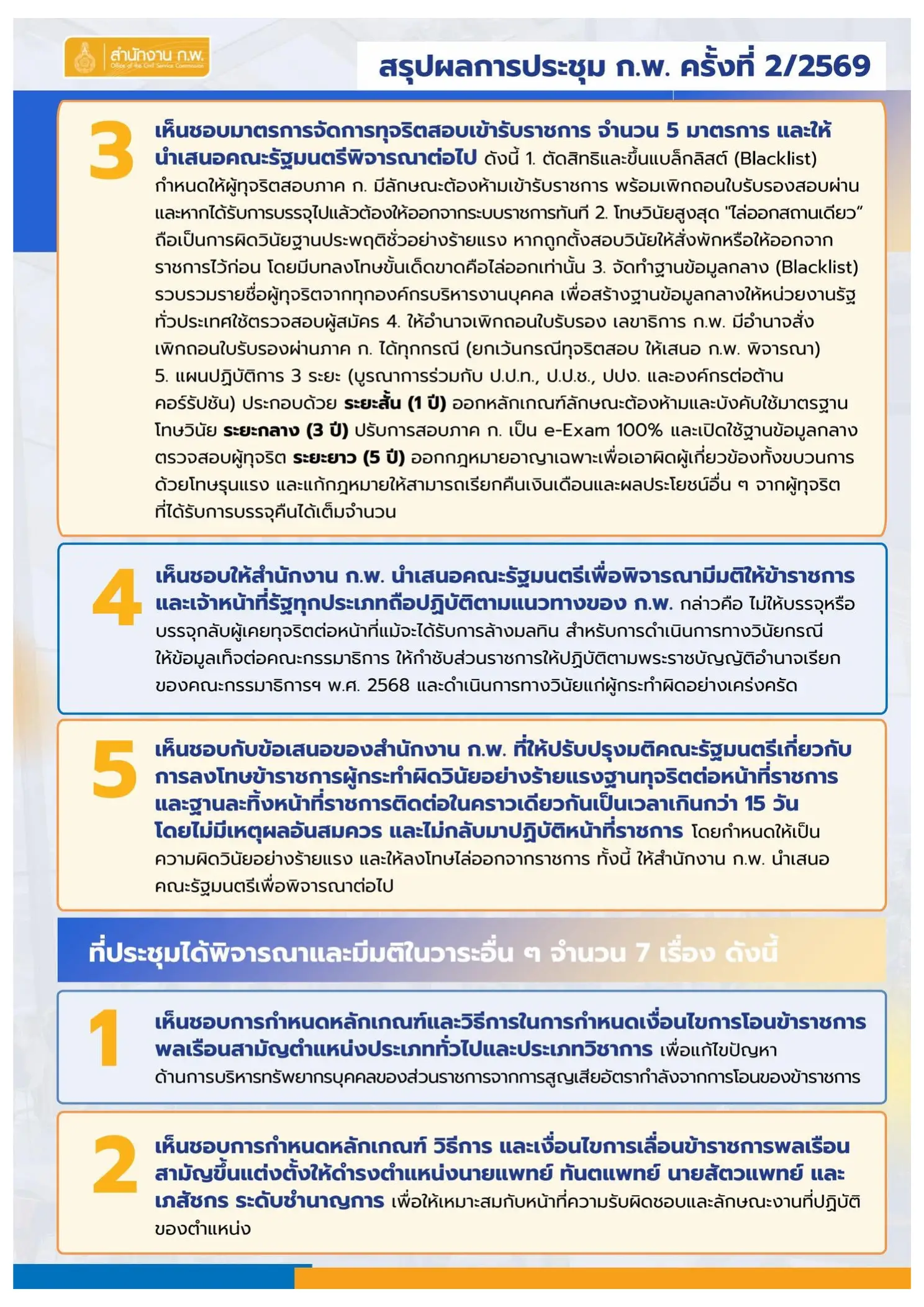 ปกรณ์ นิลประพันธ์ ประธาน ก.พ. แจ้งมติเกษียณอายุก่อนกำหนด
