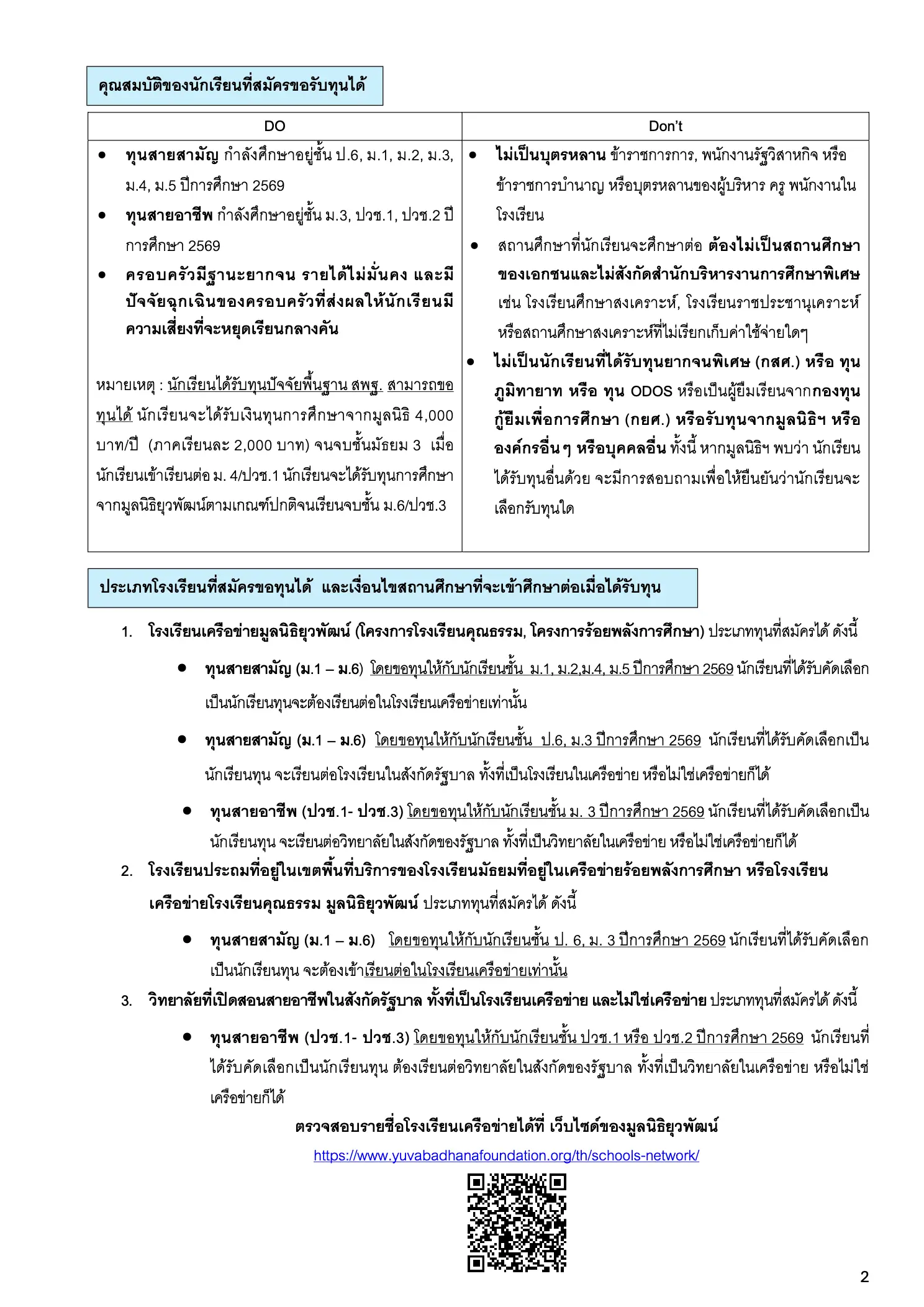 คำอธิบายวิธีการสมัครขอทุน 2