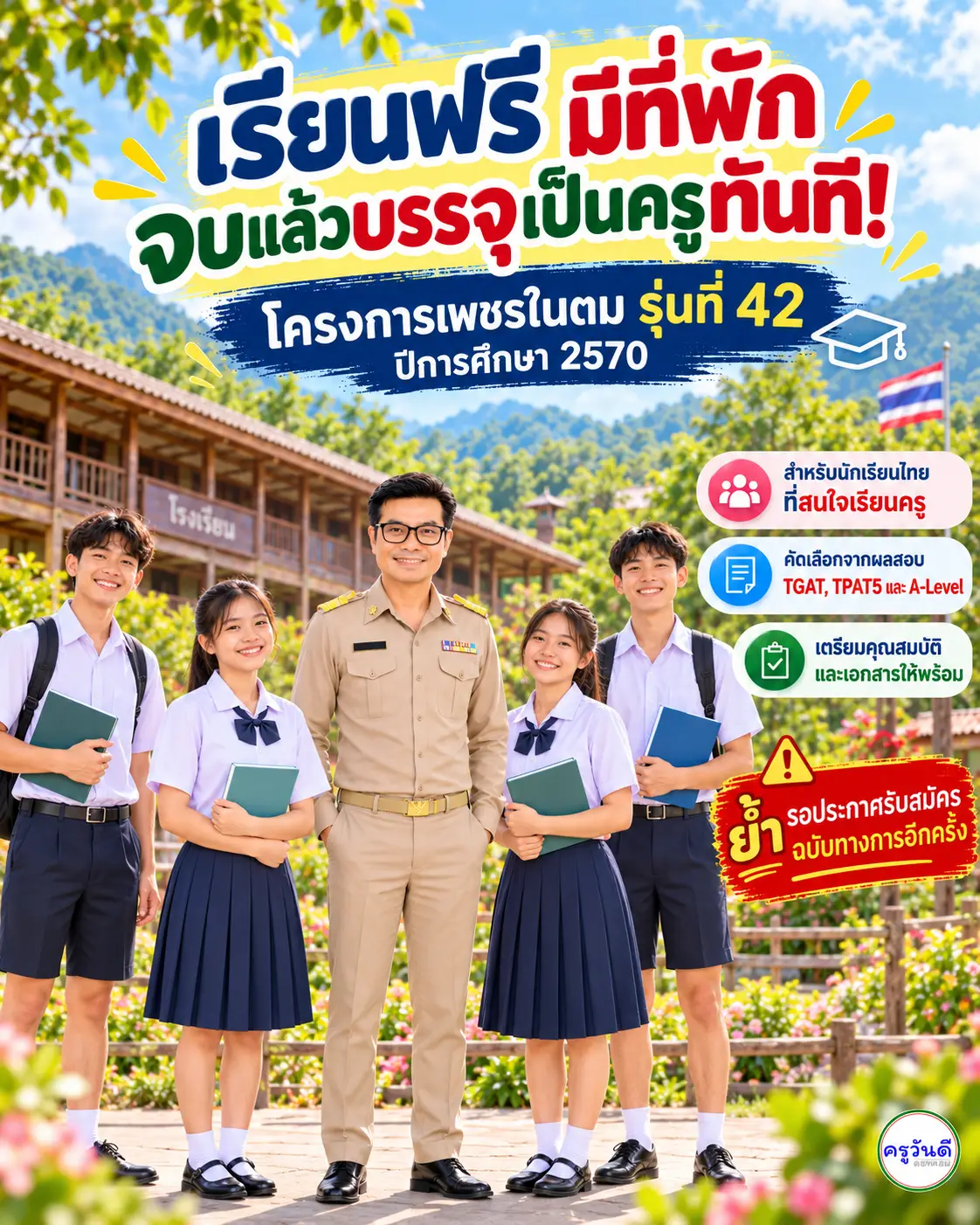อัปเดต เพชรในตม รุ่นที่ 42 ปี 2570 กอ.รมน.ภาค 2 สรุปคุณสมบัติ